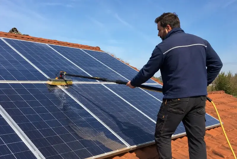 Nettoyage et entretien de panneaux solaires à Caubiac